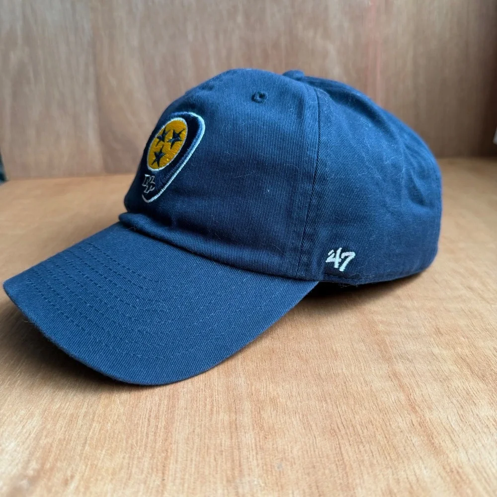 Nashville Predators NHL Navy Blue Guitar Pick Patch Adjustable Hat OSFA cap